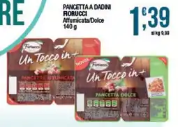 Sidis Pancetta a dadini Fiorucci Affumicata/Dolce offerta