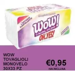 Italy Cash and Carry Wow tovaglioli monovelo offerta