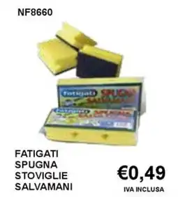 Italy Cash and Carry Fatigati spugna stoviglie salvamani offerta