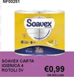 Italy Cash and Carry Soavex carta igienica offerta