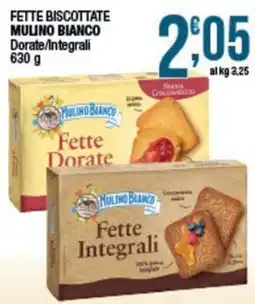 Sidis Fette biscottate Mulino Bianco Dorate/Integrali offerta