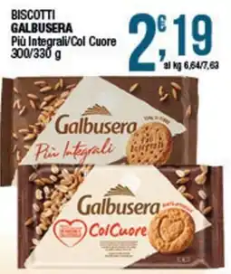 Sidis Biscotti Galbusera Più Integrali/Col Cuore offerta