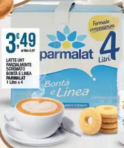 Sidis Latte UHT parzialmente scremato Bontà e Linea Parmalat offerta