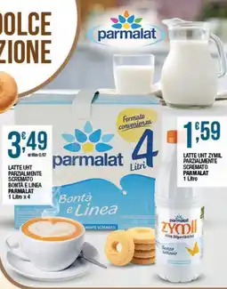 Sidis Latte UHT parzialmente scremato Parmalat offerta
