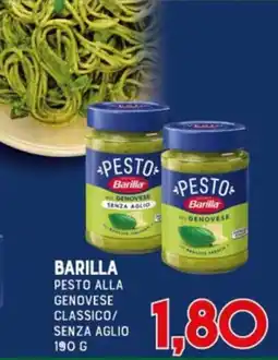 Gran Risparmio Barilla pesto alla genovese classico offerta