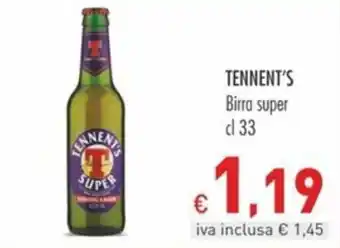 Tennent's Birra super