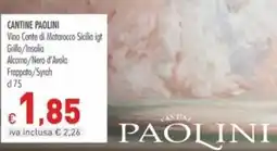 Cash & Carry Grossy Vino Conte di Matarocco Sicilia igt offerta