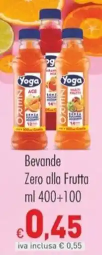 Cash & Carry Grossy Beverage Zero alla Frutta Yoga offerta