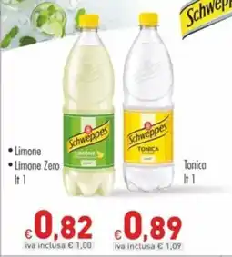 Cash & Carry Grossy Schweppes Limone offerta