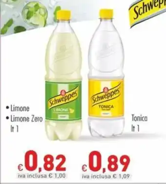 Cash & Carry Grossy Schweppes Limone offerta