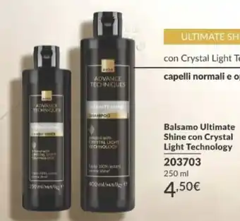 Balsamo Ultimate Shine con Crystal Light Technology