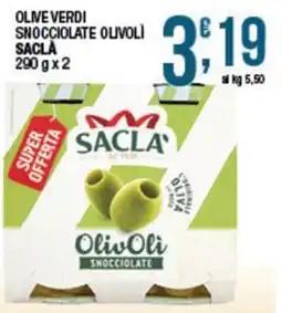 Sidis Olive verdi snocciolate olivoli sacla offerta