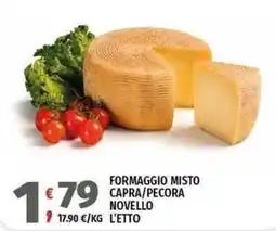 Vivo Supermercati Formaggio misto capra/pecora novello offerta