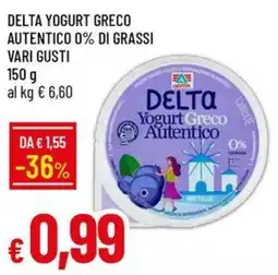 IperFamila Delta Yogurt Greco Autentico offerta