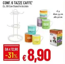 IperFamila Tazze caffè offerta