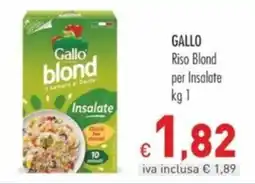 Cash & Carry Grossy Gallo Riso Blond per Insalate offerta
