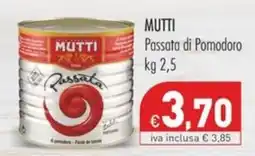 Cash & Carry Grossy Mutti Passata di Pomodoro offerta