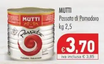 Cash & Carry Grossy Mutti Passata di Pomodoro offerta