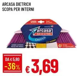 IperFamila Scopa per interni Arcasa Dietrich offerta