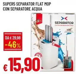IperFamila Super5 separator flat mop offerta
