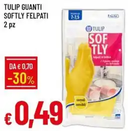 IperFamila Tulip guanti softly felpati offerta
