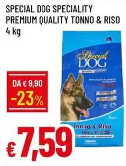 IperFamila Special Dog Speciality Tonno & Riso offerta