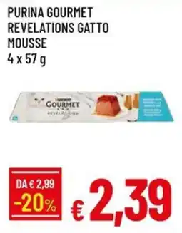 IperFamila Purina Gourmet Revelations Gatto Mousse offerta