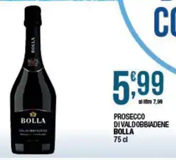 Sidis Prosecco di Valdobbiadene Bolla offerta