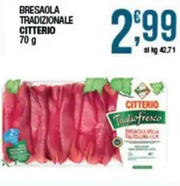 Sidis Bresaola tradizionale Citterio offerta