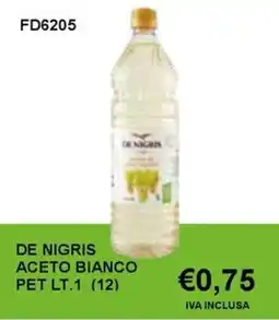 Italy Cash and Carry De Nigris aceto bianco offerta