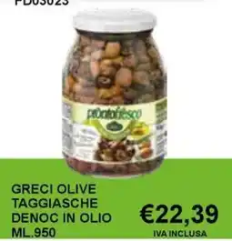 Italy Cash and Carry Greci olive taggiasche denoc in olio offerta