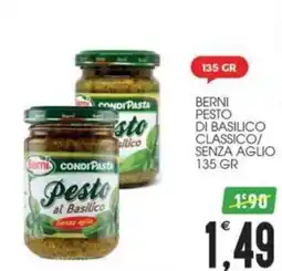 SpesAmica Berni pesto al basilico senza aglio offerta