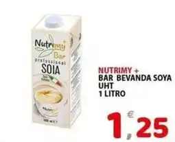 Il Centro Superstore Nutrimy Bar bevanda soia offerta