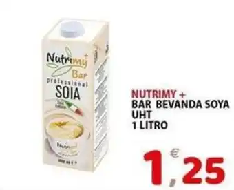 Il Centro Superstore Nutrimy Bar bevanda soia offerta
