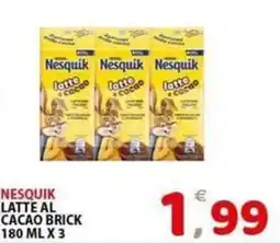 Il Centro Superstore Nesquik latte al cacao offerta