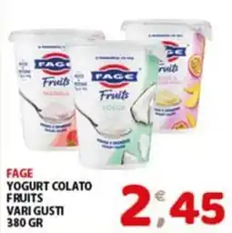 Mio Market FAGE yogurt colato fruits offerta