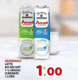 Mio Market Granarolo latte accadi uht offerta