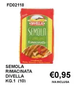 Italy Cash and Carry Semola rimacinata Divella offerta
