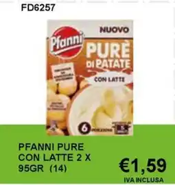 Italy Cash and Carry Pfanni pure con latte offerta