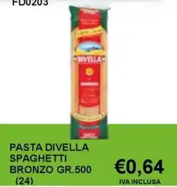 Italy Cash and Carry Pasta Divella Spaghetti Bronzo offerta