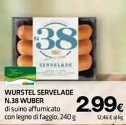 Superconti Wurstel Sernelade N.38 Wuber offerta