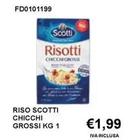 Italy Cash and Carry Riso Scotti Chicchi Grossi offerta