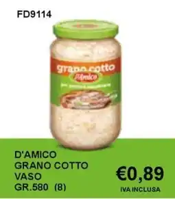 Italy Cash and Carry D'Amico grano cotto offerta
