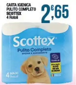 Sidis Carta igienica pulito completo scottex offerta