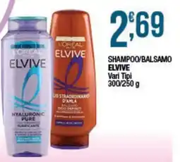 Sidis L'Oréal Elvive Shampoo/Balsamo offerta