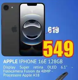 Schiavotto Apple iPhone 16E 128GB offerta