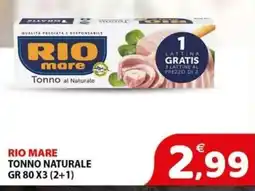 Il Centro Superstore Rio Mare Tonno Naturale offerta
