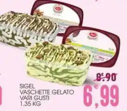 SpesAmica Sigel vaschette gelato vari gusti offerta