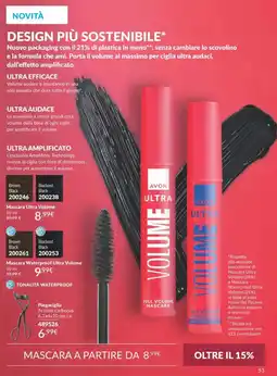 Avon Avon Mascara Ultra Volume offerta