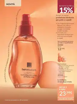 Avon Avon Spray Profumato Idratante per Pelle e Capelli Baobab offerta